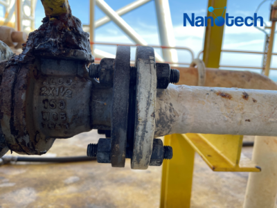 Chống Ăn Mòn Mặt Bích, Van Bằng Sản Phẩm S2S PLID WRAP - ANTI CORROSION TAPE 9 Hinh anh mat bich sau khi boc S2S